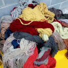 Fardos de lana india